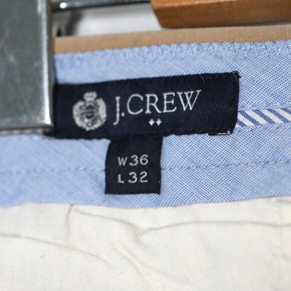 J.Crew Mens Bedford Khaki Pants 100% Cotton Slacks Tan Classic Office Golf - Picture 4 of 12